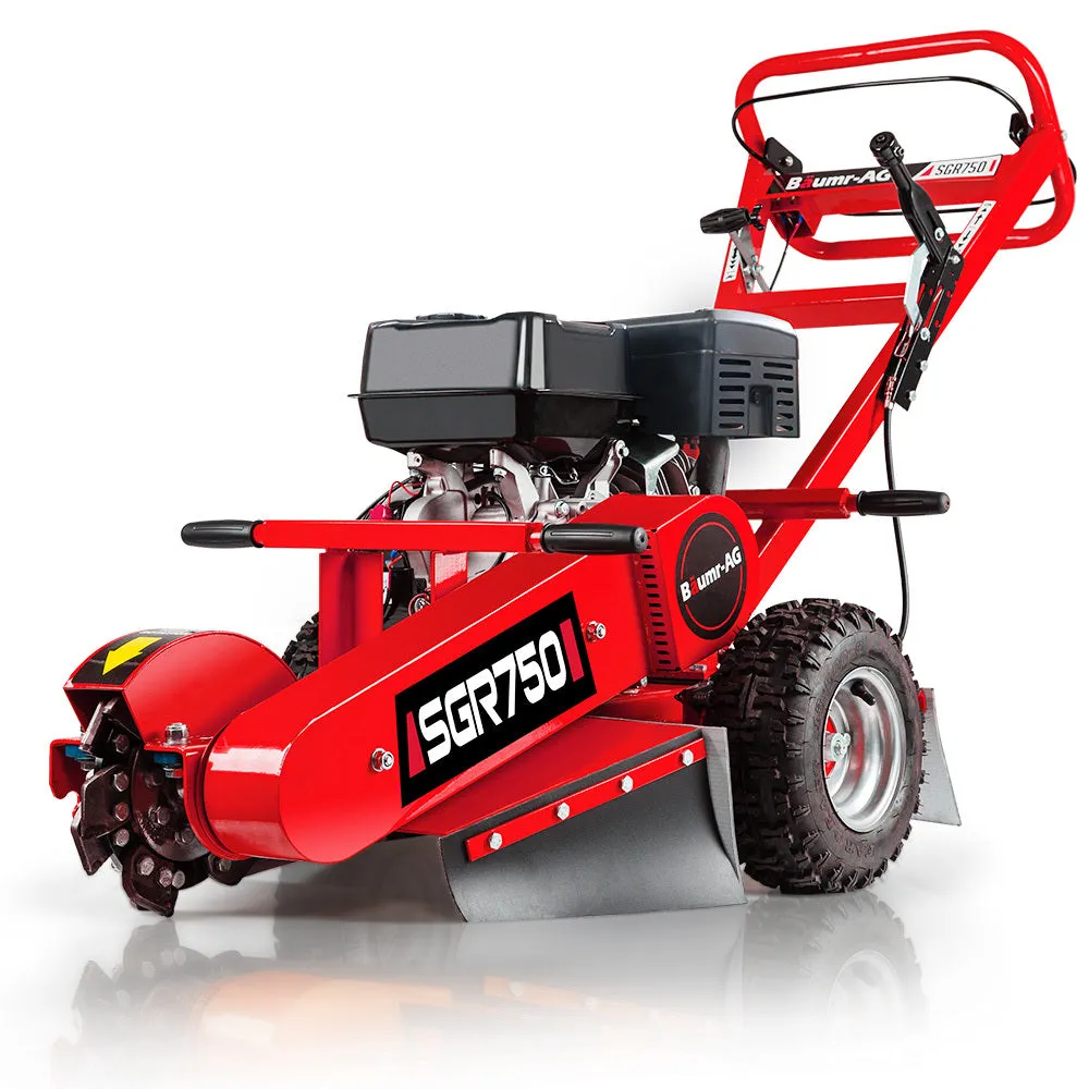 15HP Heavy-Duty Petrol Tree Stump Grinder 12 Teeth Baumr-AG