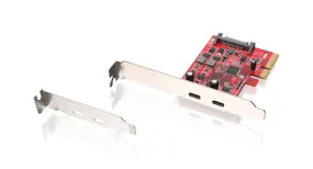 2-Port SuperSpeed  USB-C PCI-Express Card (TAA)
