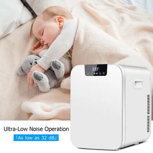 20L Compact Portable Makeup Skincare Fridge-White