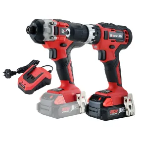 20V Cordless Drill/Impact Driver Kit, 130Nm Torque – Baumr-AG