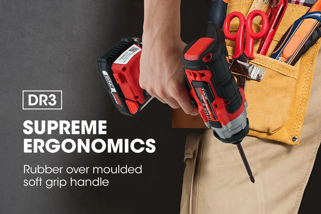 20V Cordless Drill/Impact Driver Kit, 130Nm Torque – Baumr-AG