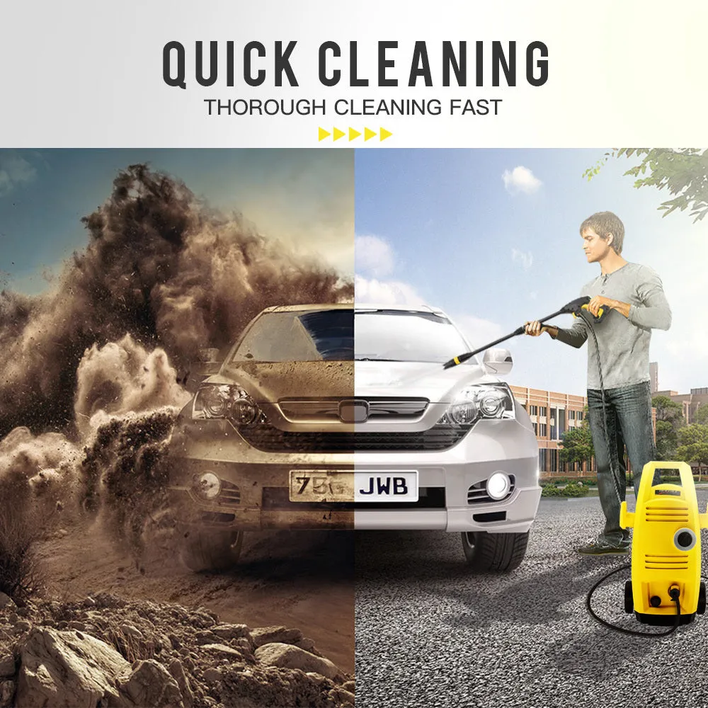2100 PSI Electric Pressure Cleaner, 5m Hose, 6.5L/min, Jet-USA