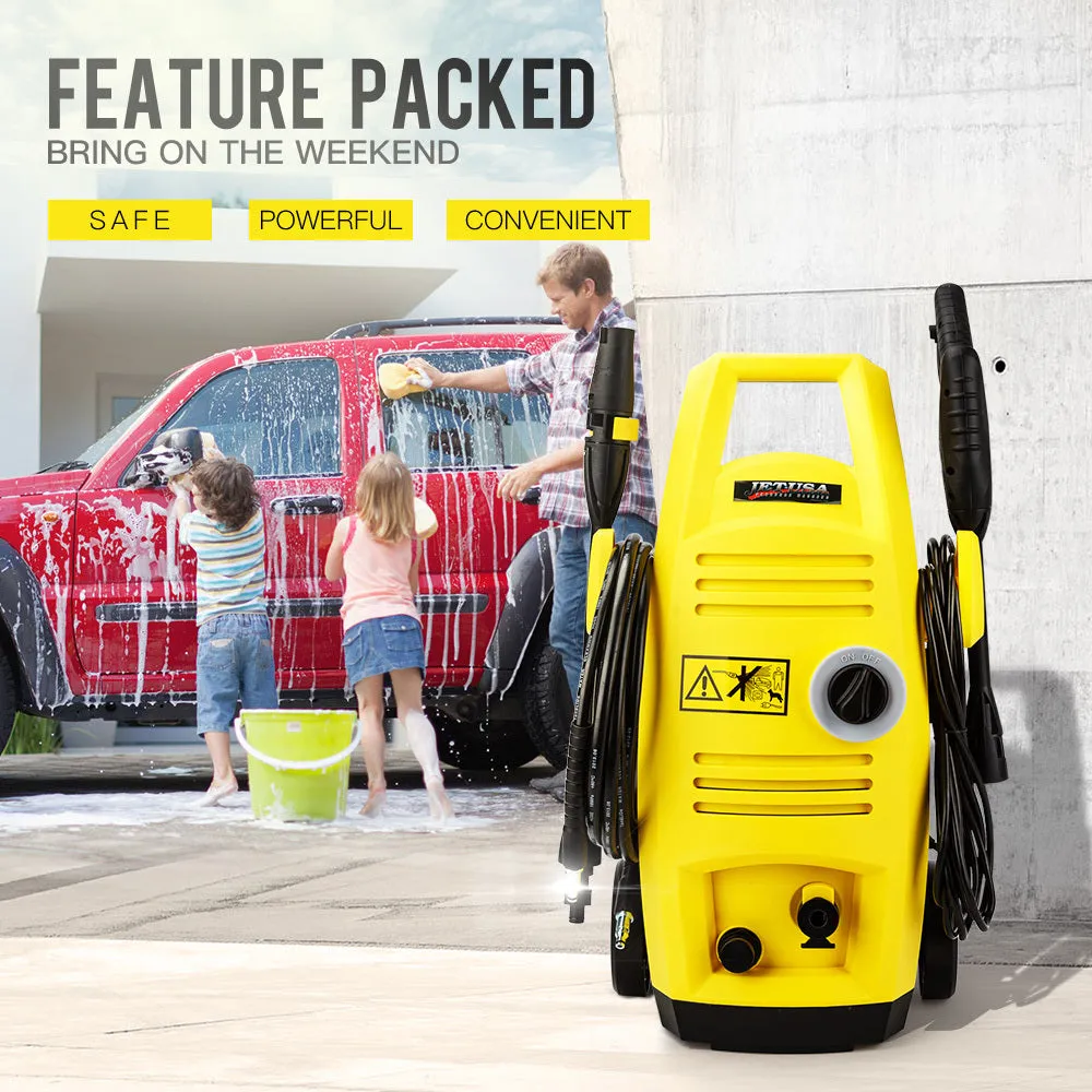 2100 PSI Electric Pressure Cleaner, 5m Hose, 6.5L/min, Jet-USA