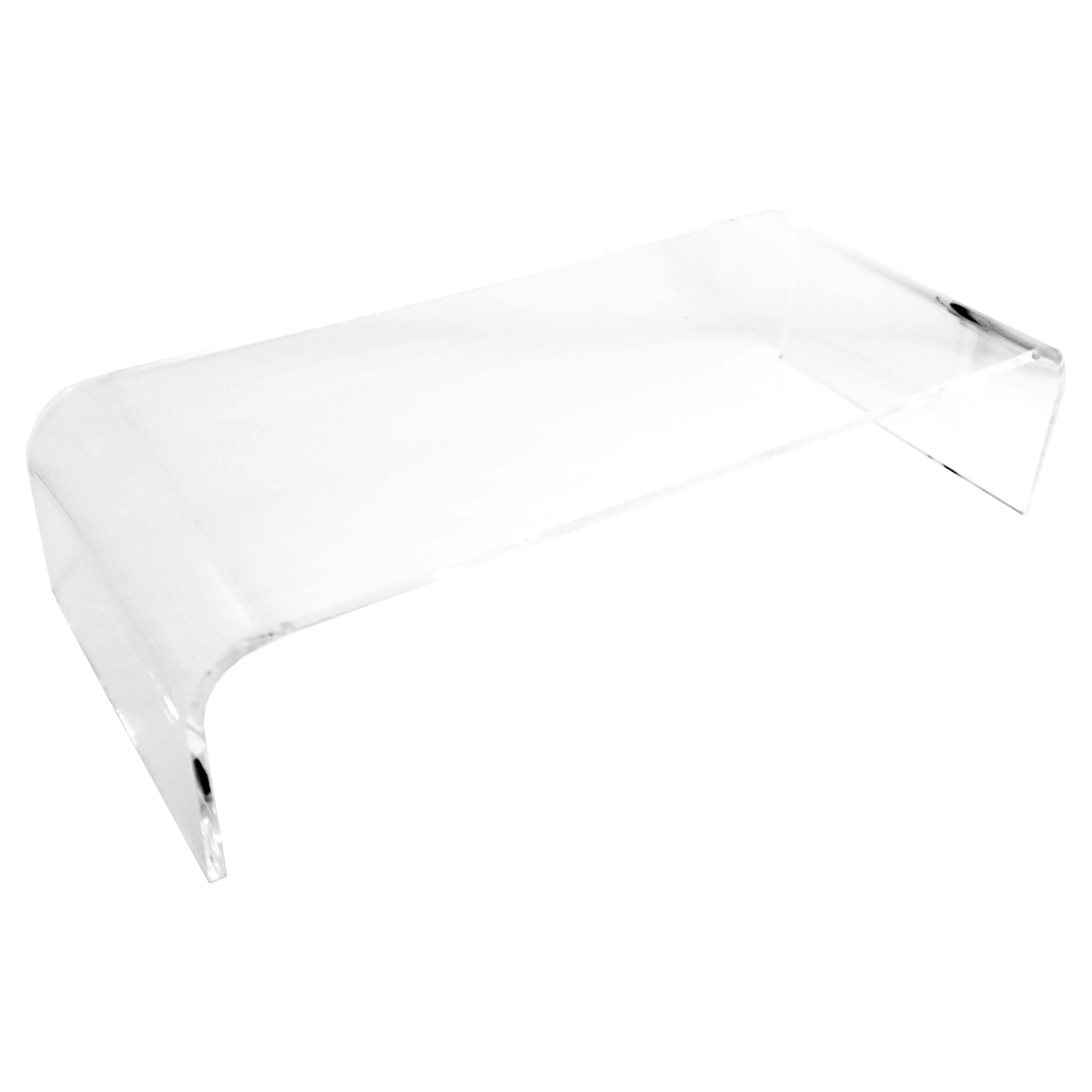 5" High Acrylic Glass Elevated Computer Monitor Stand - Qty 1
