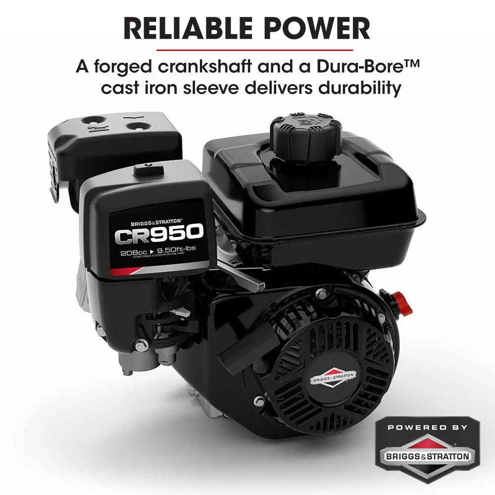6-Wheel Motorized Wheelbarrow, 500kg Capacity, Briggs & Stratton Engine - Baumr-AG