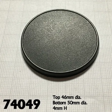 74049: 50mm Round Gaming Base (10)