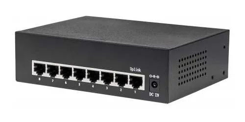 8 Port POE Gigabit Switch, 63W