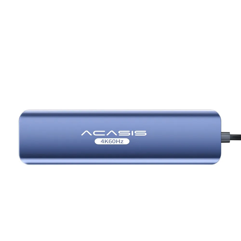 Acasis 6-in-1 Type-C 4K 60Hz Docking Station Multi Ports Converter