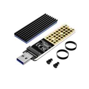 Acasis NVMe/SATA M.2 to USB 3.2 Gen 2 10Gbps SSD Reader
