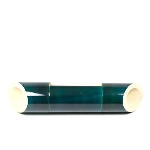 Acoustic Amplifier Handcrafted in Channapatna -Wedge Cut - Indigo