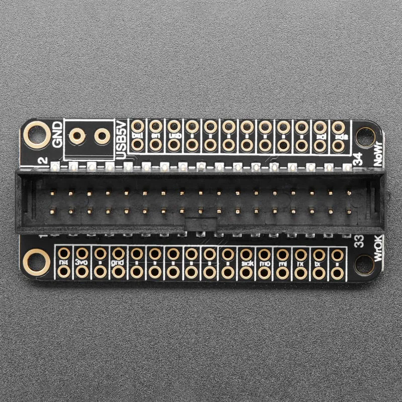 Adafruit Floppy FeatherWing with 34-Pin IDC Connector