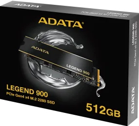 ADATA 512GB LEGEND 900 SLEG-900-512GCS M.2 2280 PCIe Gen4 x4 SSD