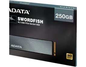 ADATA SSD 250 GB NVME SWORDFISH ASWORDFISH-250G-C ADATA SSD 250 GB NVME SWORDFISH ASWORDFISH-250G-C