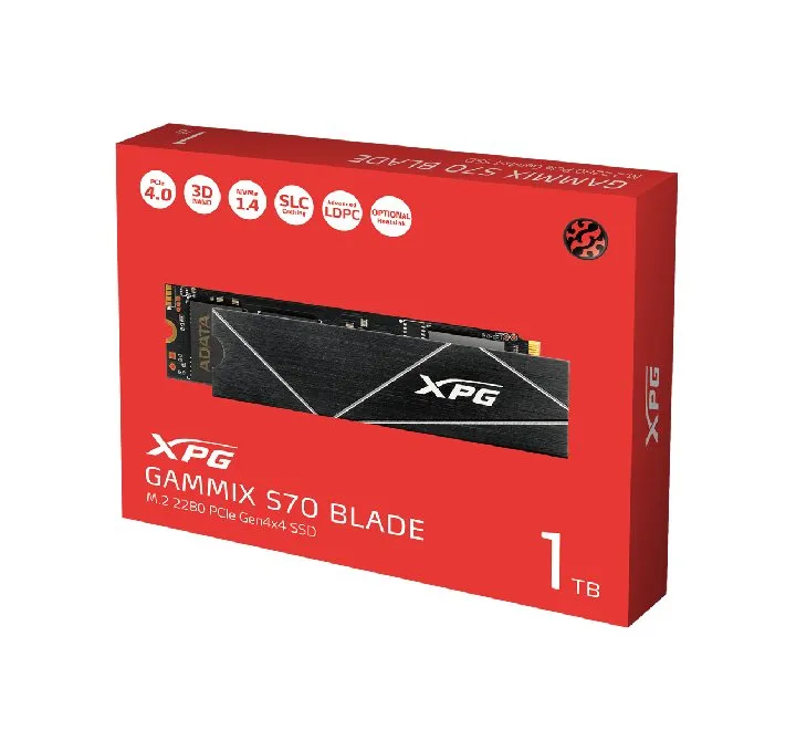 Adata XPG GAMMIX S70B PCIe Gen 4x4 M.2 2280 SSD (512GB)