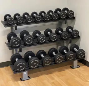 AgileFit 10 Pair Dumbbell Saddle Rack