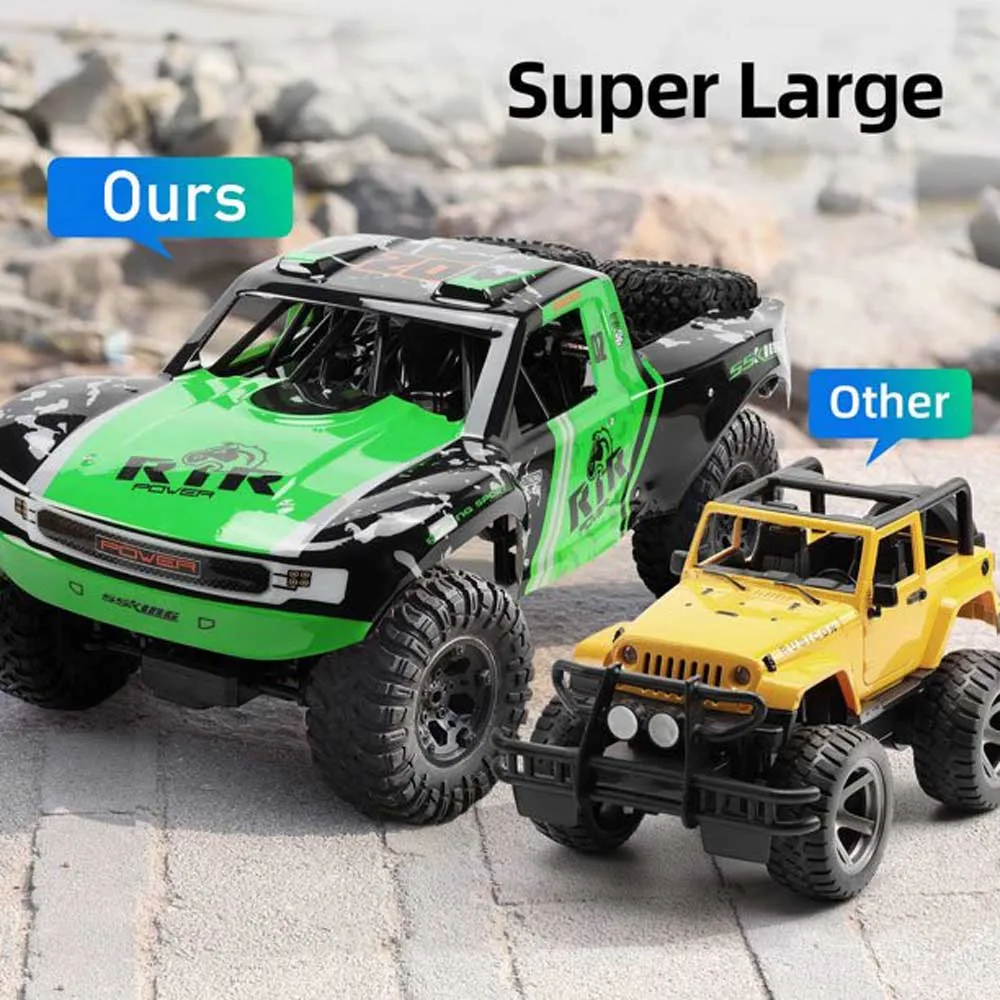 Amphibious RC Cars 1/8 Scale RC Rock Crawler Radio Controlled Monster Truck 100% Waterproof
