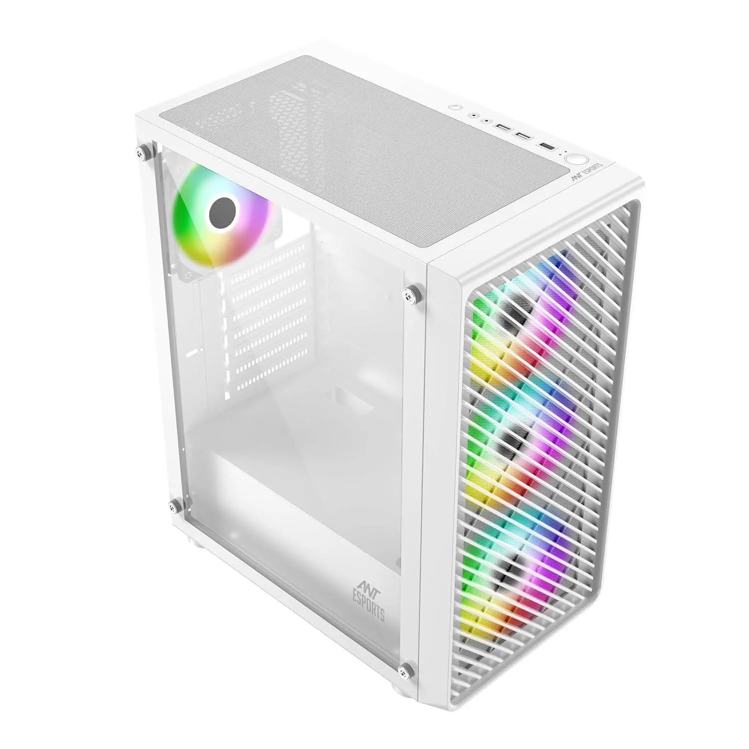 ANT ESPORTS 211 AIR MID-TOWER ATX CABINET WHITE