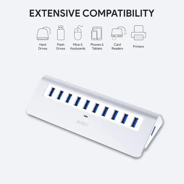 Aukey 10-Port CB-H6 USB 3.0 Hub
