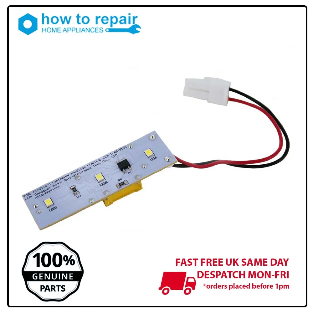 Baumatic Candy Hoover Rosieres Fridge Freezer LED Light PCB Circuit Plate