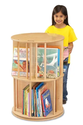 BOOK-go-ROUND ROTATING BOOK SHELF BY JONTI-CRAFT