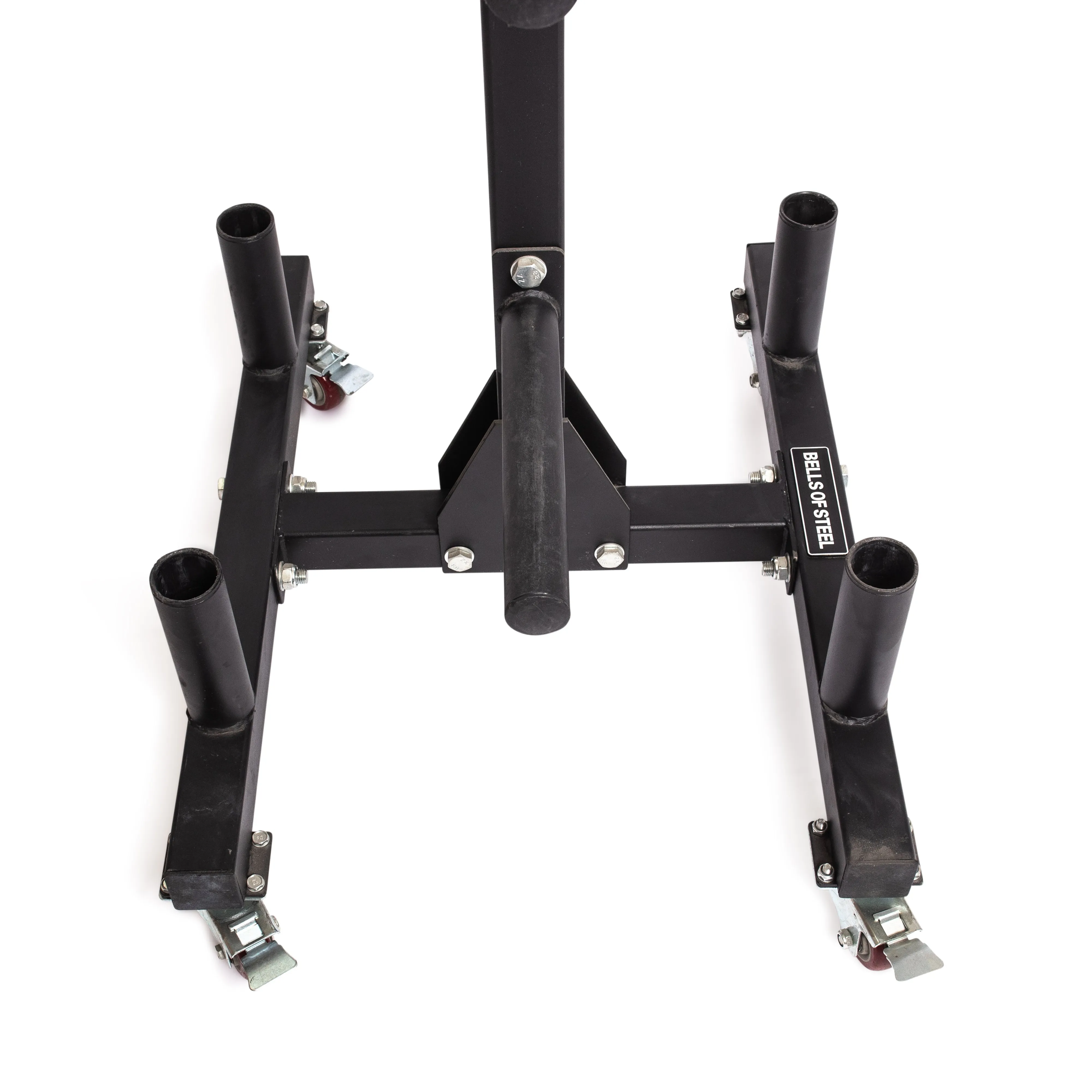 Bumper Plate Weight Tree And Bar Holder
