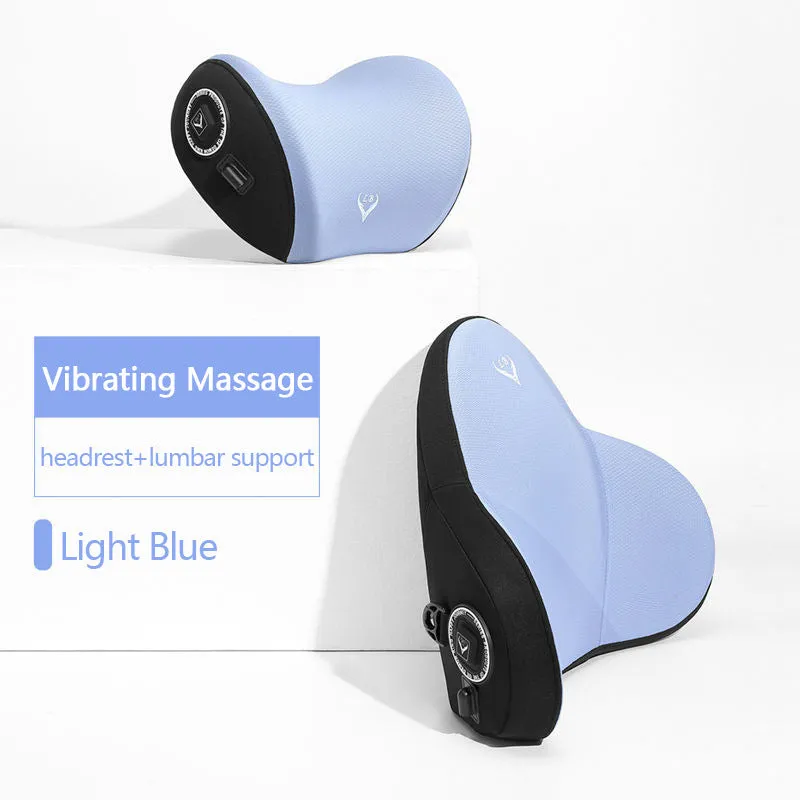Car Neck Pillow Cushion with Intelligent Electric Massage