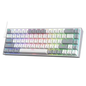 CASTOR K631 Grey 65% Wired RGB Gaming Keyboard