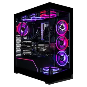 CLX HORUS Gaming Desktop - Liquid Cooled Intel Core i9 14900KF 3.2GHz 24-Core Processor, 64GB DDR5 5600 Memory, GeForce RTX 4080 16GB GDDR6X Graphics, 2TB NVMe M.2 SSD, 6TB HDD, WiFi, Black, Windows 11 Home 64-bit