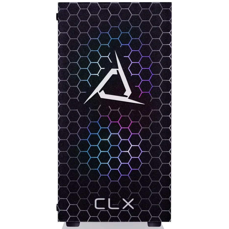 CLX SET Gaming Desktop - Intel Core i5 11400F 2.6GHz 6-Core Processor, 16GB DDR4 Memory, Radeon RX 6600 8GB GDDR6 Graphics, 500GB M.2 NVMe SSD, WiFi, Black CLX Edition Spear MicroATX Tower RGB Fans, Windows 11 Home 64-bit