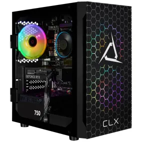 CLX SET Gaming Desktop - Intel Core i7 12700F 2.1GHz 12-Core Processor, 16GB DDR4 3600 Memory, GeForce RTX 4060 Ti 16GB GDDR6 Graphics, 2TB NVMe M.2 SSD, WiFi, Black, Windows 11 Home 64-bit