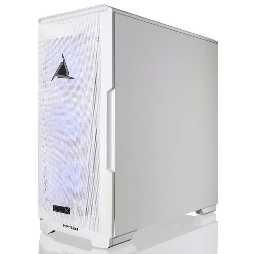 CLX SET Gaming Desktop - Liquid Cooled AMD Ryzen 9 5950X 3.4GHz 16-Core Processor, 64GB DDR4 Memory, GeForce RTX 3090 Ti 24GB GDDR6X Graphics, 1TB M.2 NVMe SSD, 6TB HDD, WiFi, White P500A ATX Mid-Tower 7 RGB Fans, Windows 11 Home 64-bit