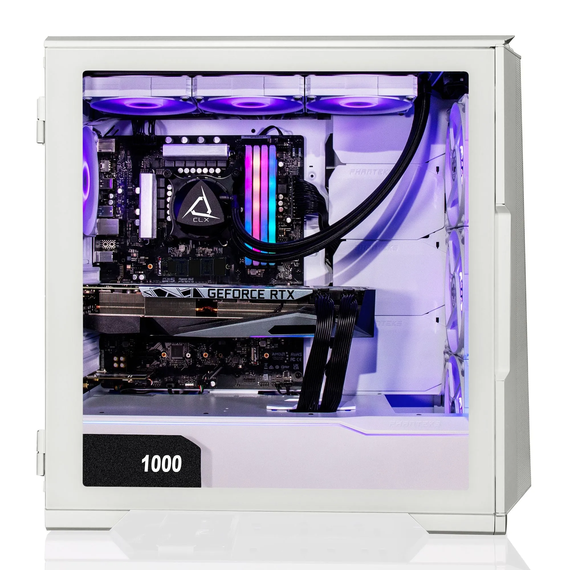 CLX SET Gaming Desktop - Liquid Cooled Intel Core i7 13700KF 3.4GHz 16-Core Processor, 64GB DDR5 Memory, GeForce RTX 4090 24GB GDDR6X Graphics, 1TB SSD, 6TB HDD, WiFi, Windows 11 Home 64-bit