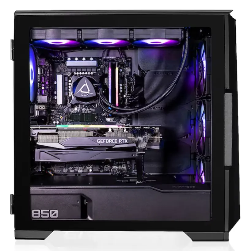 CLX SET Gaming Desktop - Liquid Cooled Intel Core i9 13900KF 3GHz 24-Core Processor, 32GB DDR5 Memory, GeForce RTX 3080 Ti 12GB GDDR6X Graphics, 1TB SSD, 4TB HDD, WiFi, Windows 11 Home 64-bit
