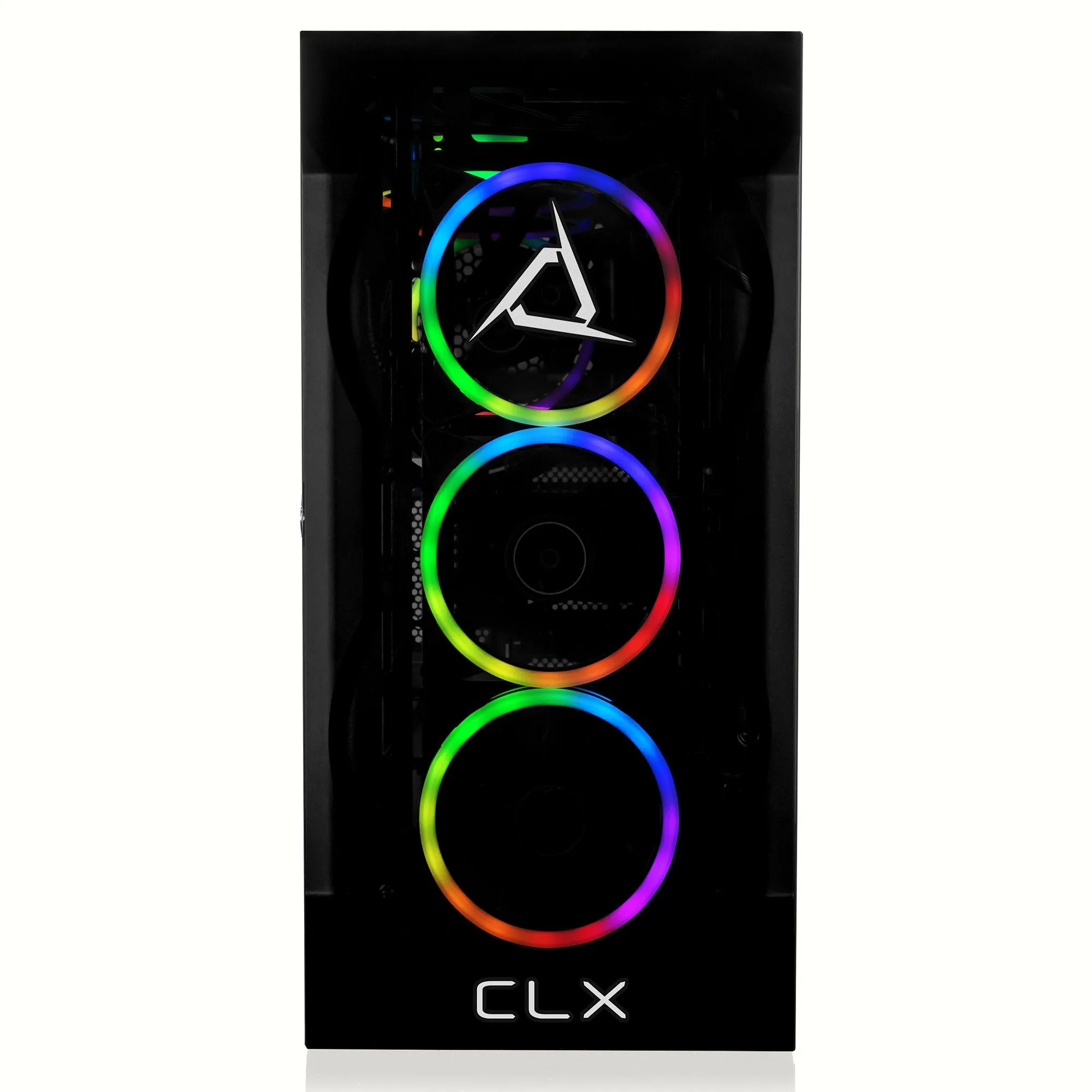 CLX SET VR-Ready Gaming Desktop - Liquid Cooled AMD Ryzen 7 7700X 4.5GHz 8-Core Processor, 32GB DDR5 Memory, GeForce RTX 4080 16GB GDDR6X Graphics, 1TB SSD, 4TB HDD, WiFi, Windows 11 Home 64-bit