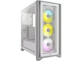 CORSAIR iCUE 4000X RGB White 白色 Tempered Glass ATX Case CC-9011205-WW