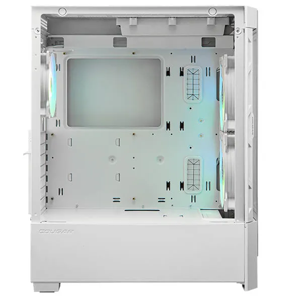 Cougar | DuoFace | RGB Tempered Glass Left Side Panel - White