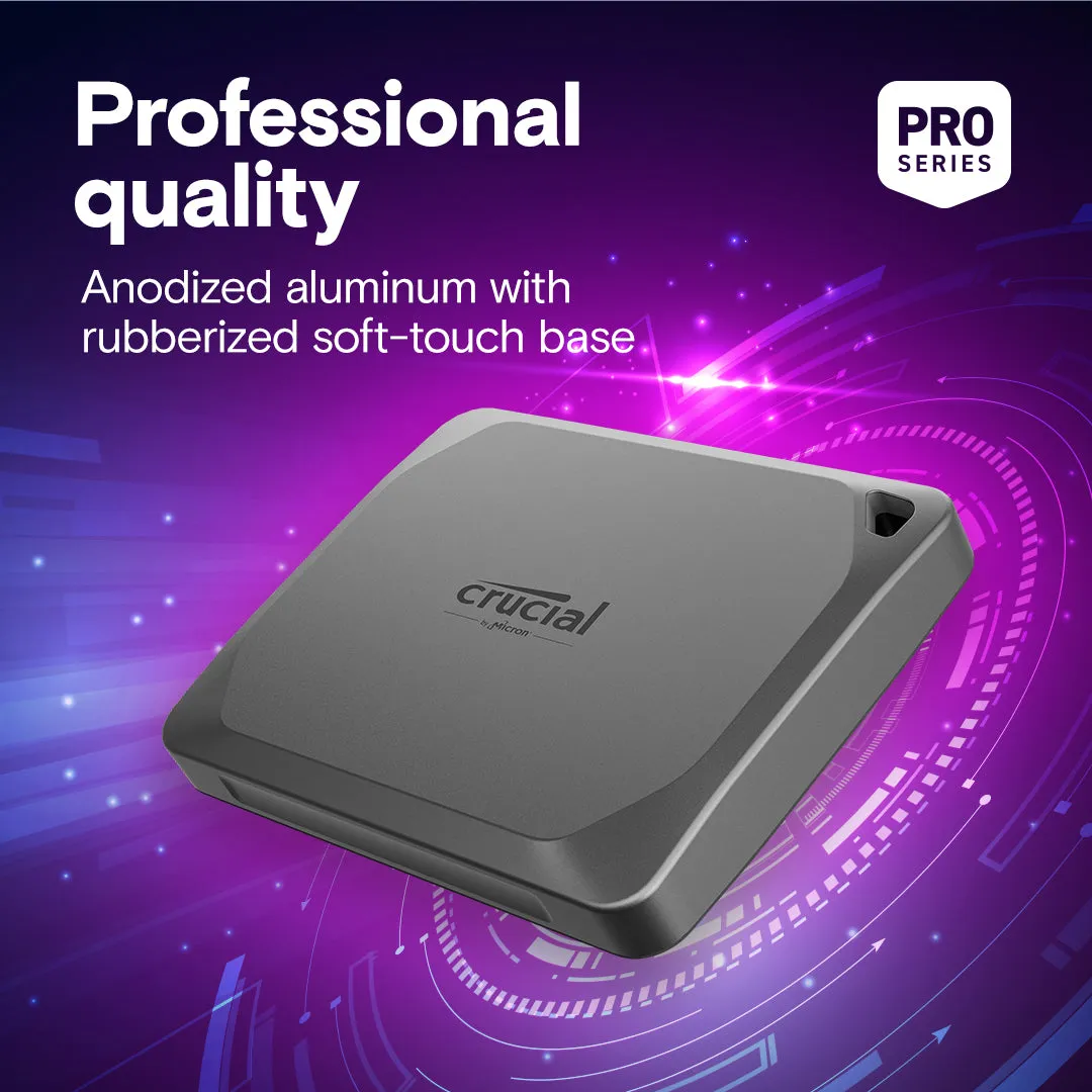 Crucial 4TB X9 Pro USB 3.2 Gen 2 Portable SSD CT4000X9PROSSD9
