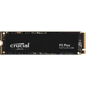 Crucial P3 Plus SSD 500GB M.2 NVMe PCIe Gen4 Internal SSD, Up to 4700MB/s, Laptop & Desktop (PC) Compatible, Solid State Drive - CT500P3PSSD8