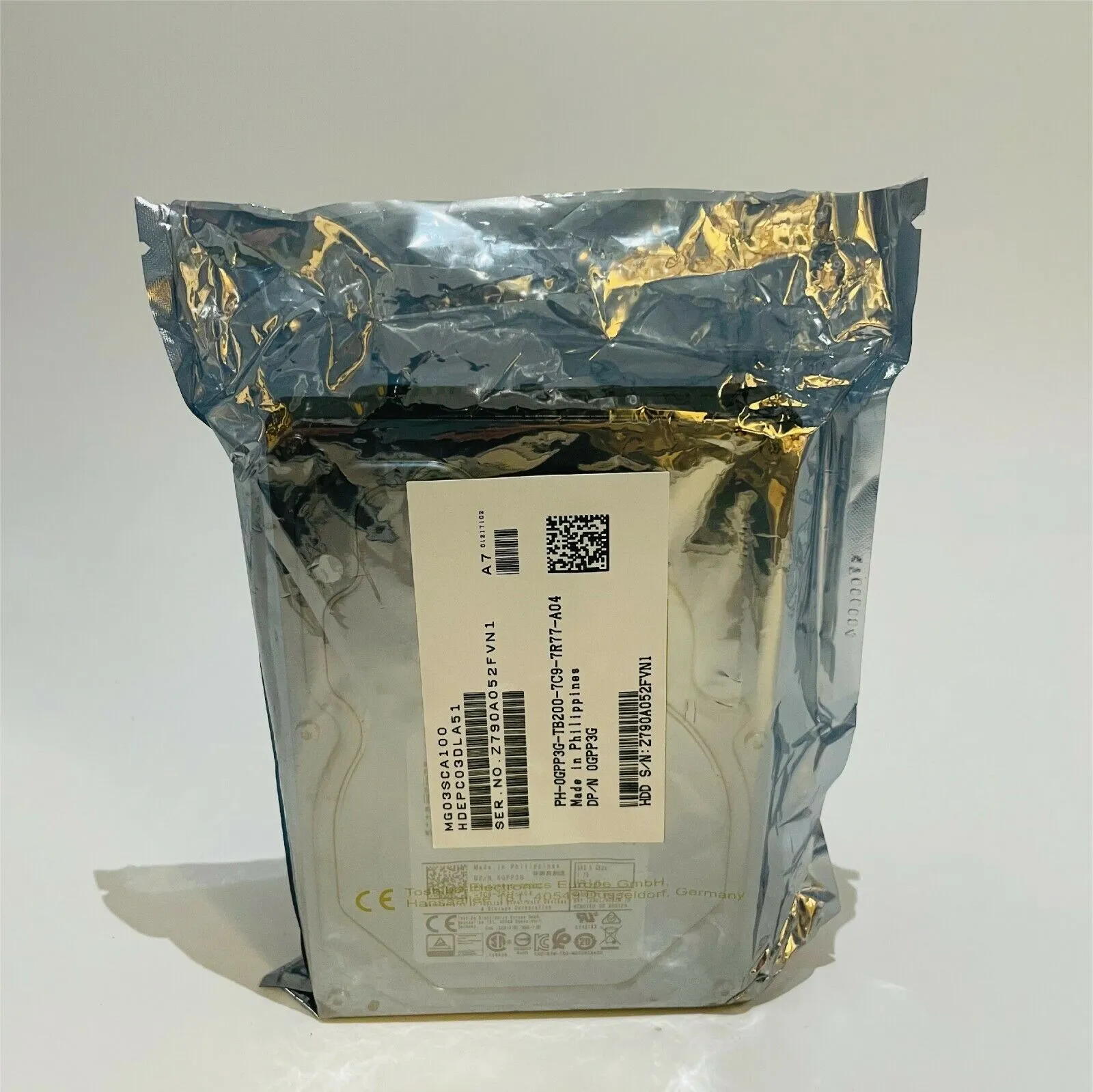 Dell (SAS) 3.5" 1TB Internal HD 7200rpm HDD HDEPC03DLA51 0GPP3G MG03SCA100