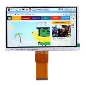 [Discontinued] 7" TFT LCD Display for Raspberry Pi & Driver Board Bundle