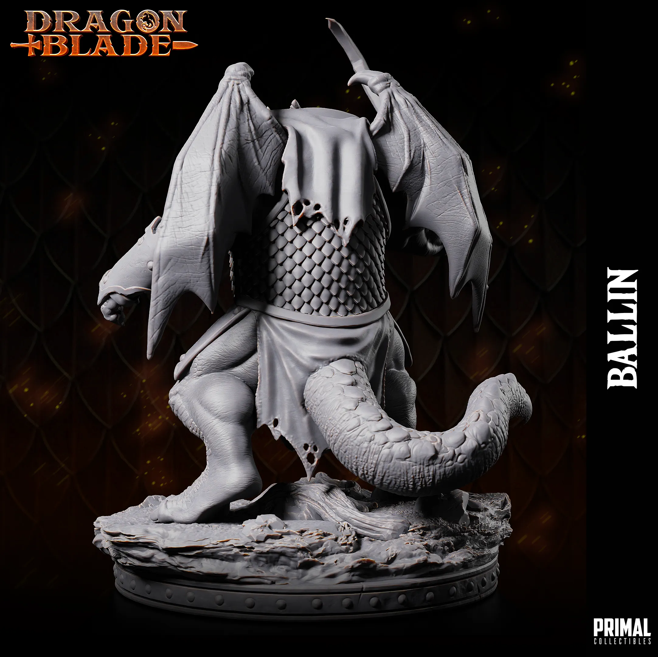 DNDDGL - Ballin - Baaz Draconian Fighter- DRAGONBLADE