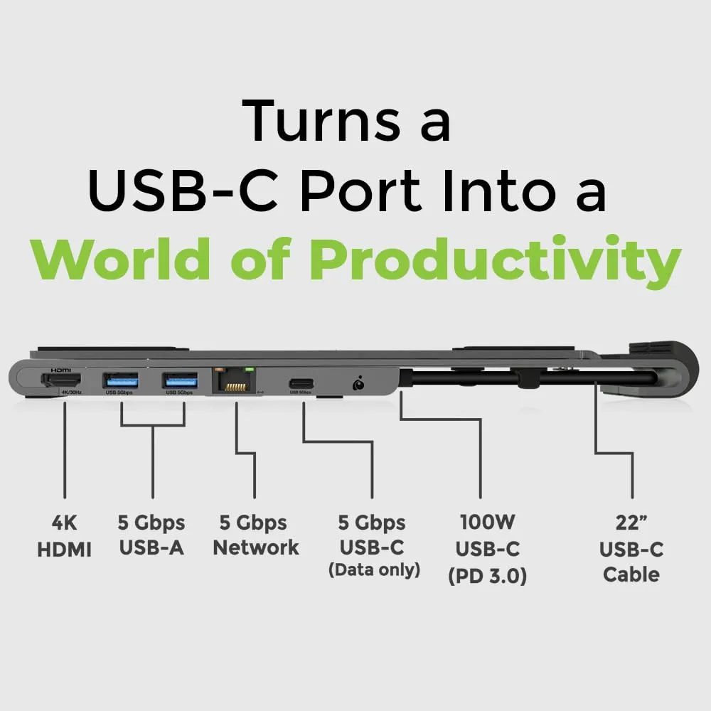 Dock Pro 6-in-1 4K Dock Stand