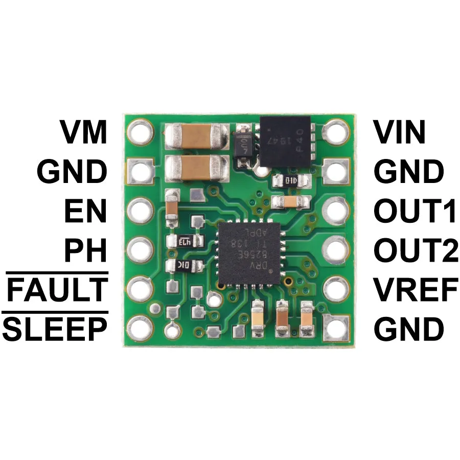 DRV8256E Single Brushed DC Motor Driver Carrier