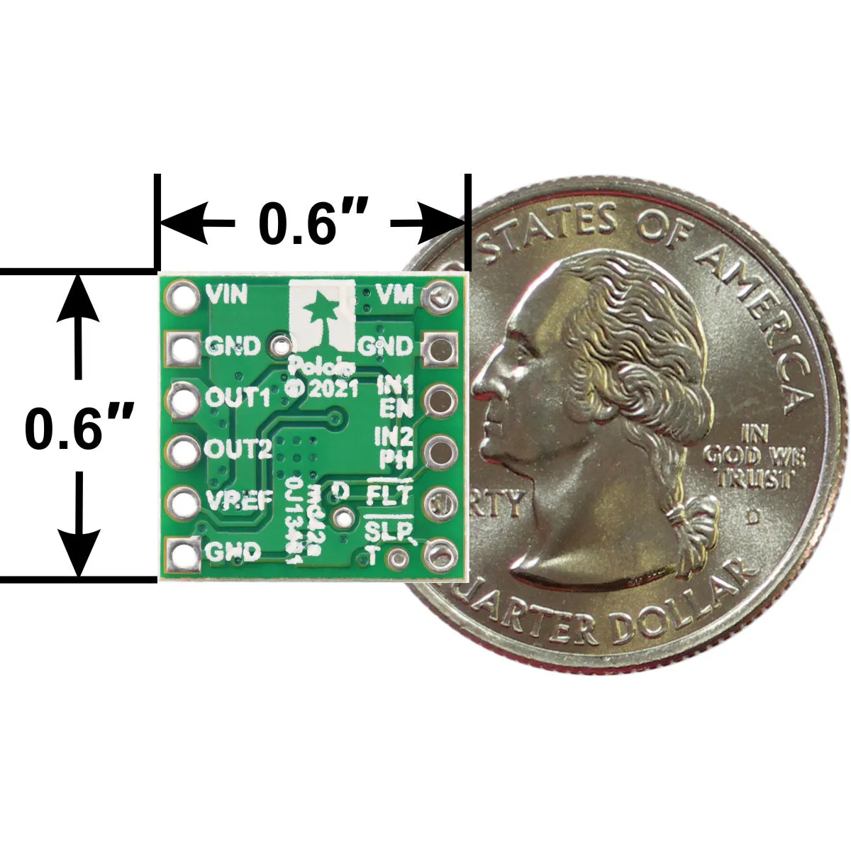 DRV8256P Single Brushed DC Motor Driver Carrier