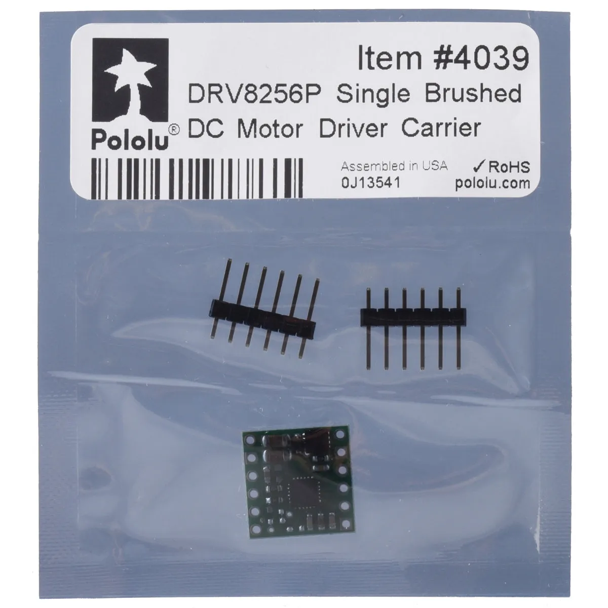 DRV8256P Single Brushed DC Motor Driver Carrier
