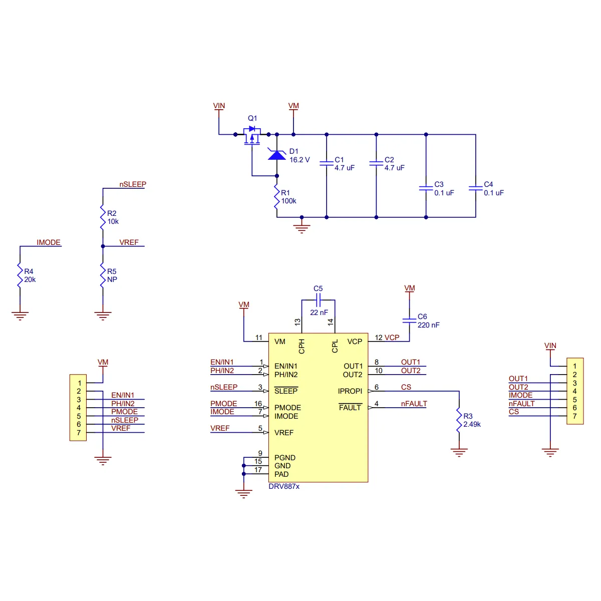 DRV8874 Single Brushed DC Motor Driver Carrier