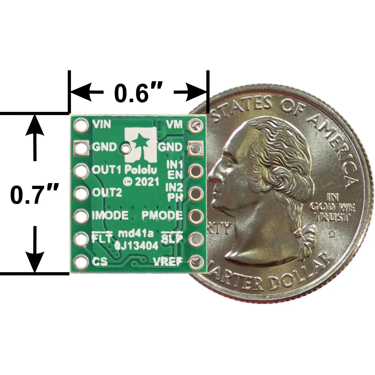 DRV8876 Single Brushed DC Motor Driver Carrier