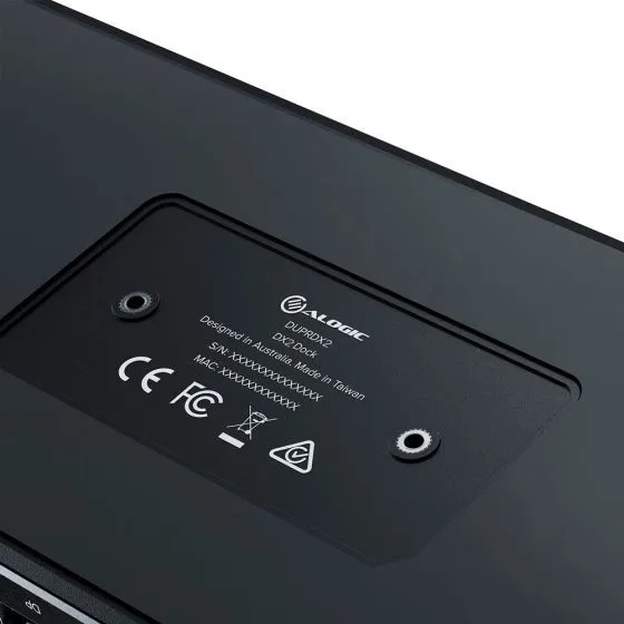 DX2 Dual 4K Display Universal Docking Station - with 65W Power Delivery