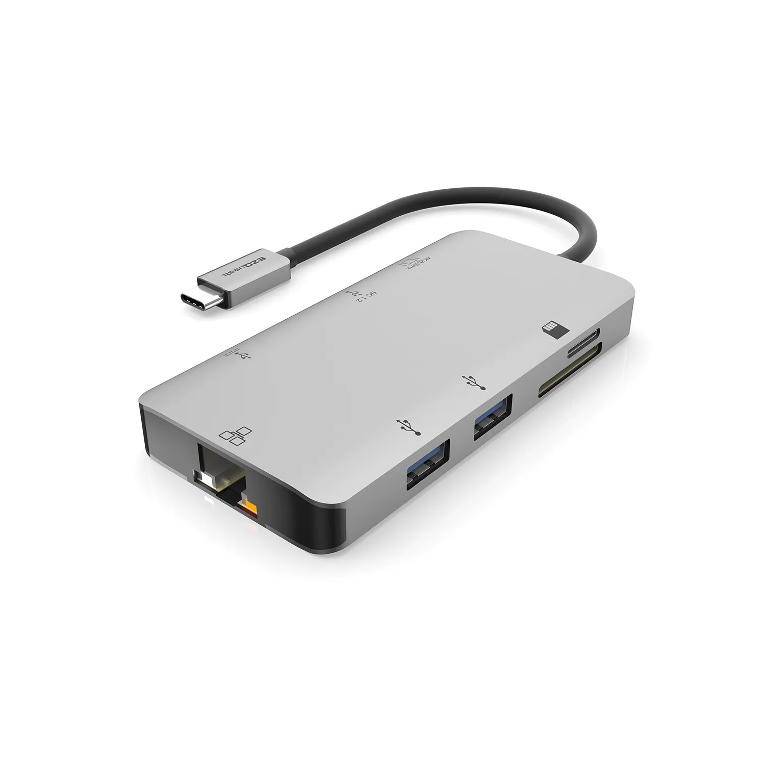 EZQuest MultiMedia Hub Adapter (8 Ports)
