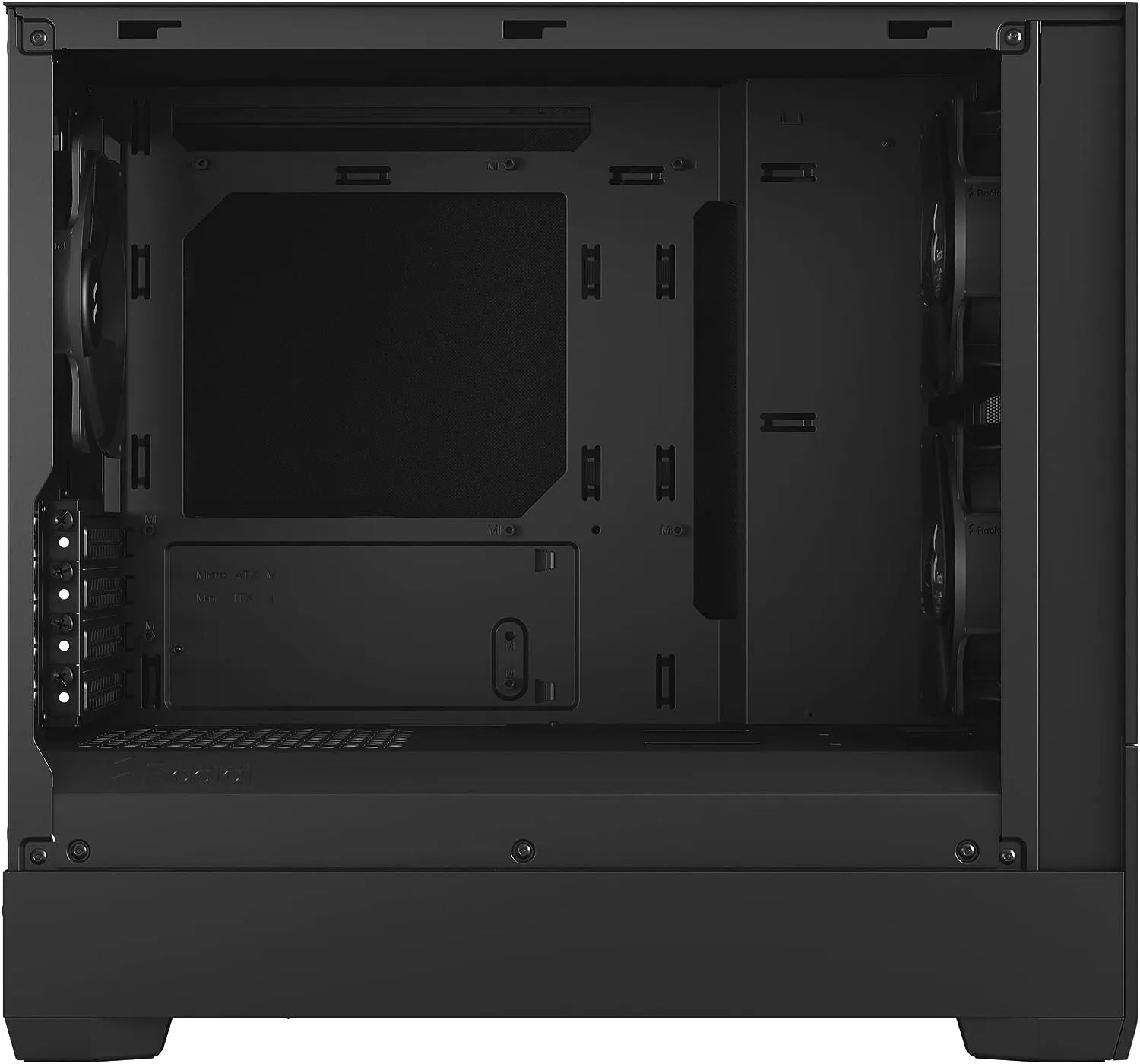 Fractal Design Pop Mini Silent Black TG Clear Tint M.ATX Case FD-C-POS1M-02